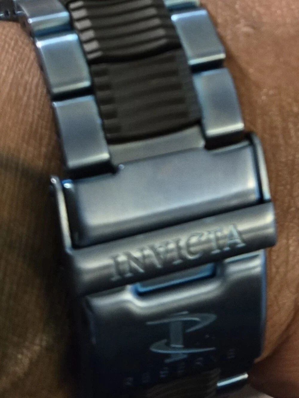 Invicta Blue and Black Chronograph Dive Watch